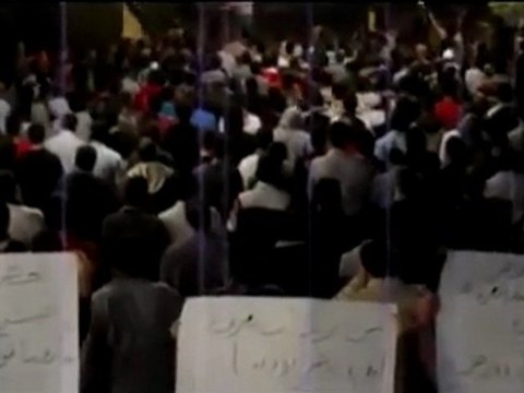 فري برس حمص الانشاءات يا بشار لا تتحدى هي حمص مين قدها 27 10 2011