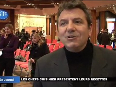 Les chefs cuisiniers présentent leurs recettes (Cergy)