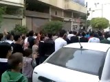 فري برس   حمص المحتلة   حي الميدان جمعة الحظر الجوي 28 10 2011 ج1