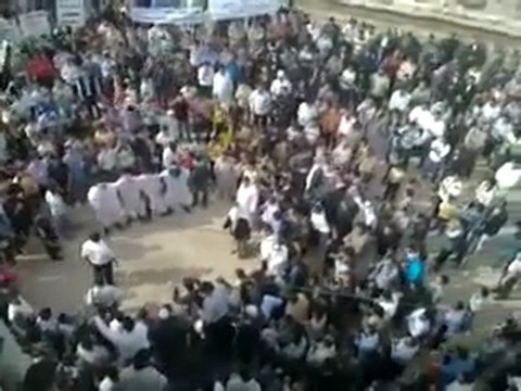فري برس حمص دير بعلبة مظاهرات الاحرار في جمعة الحظر الجوي 28 10 2011