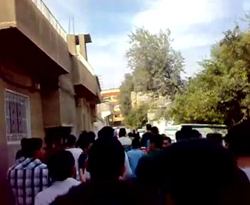 فري برس   دمشق حي القابون جمعة  الحظر الجوي 28 10 2011 ج1
