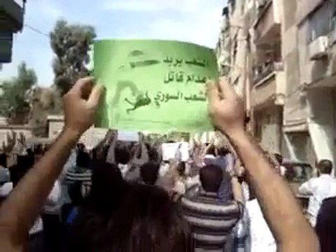 فري برس ريف دمشق داريا مظاهرة جمعة الحظر الجوي 28 10 2011