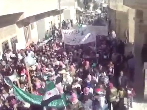 فري برس حلب تل رفعت مظاهرة جمعة الحظر الجوي 28 10 2011جـ3