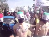 فري برس   حلب   تل رفعت   مظاهرة جمعة الحظر الجوي 28 10 2011جـ4