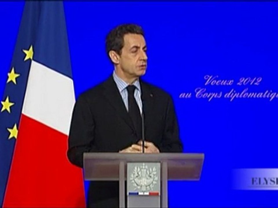 N. Sarkozy présente ses voeux au corps diplomatique