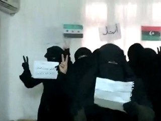 فري برس   حلب  بيان حرائر حلب 29 10 2011