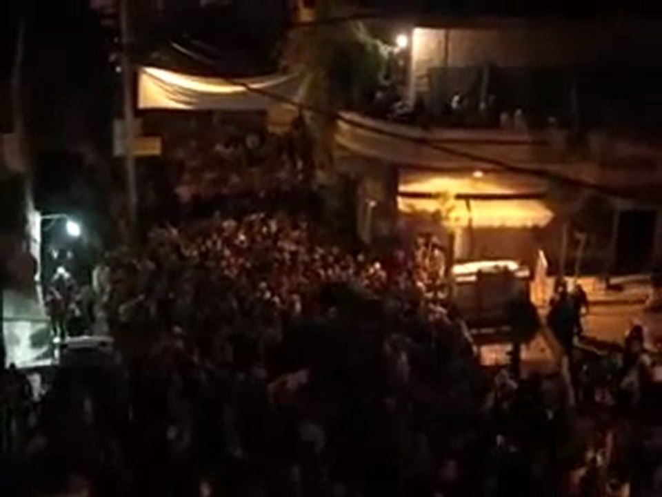 فري برس   ريف دمشق الزبداني مراسم زفاف الشهيد البطل يحيى 29 10 2011 ج4