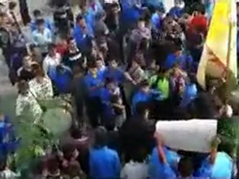 فري برس ادلب معرشمشة مظاهرة طلابية 30 10 2011