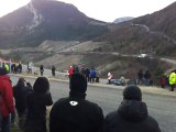 Mikko Hirvonen, arrivé 1er lors de la spéciale n°13 du Rallye Monte-Carlo, Col Saint-Jean, 20/01/2012