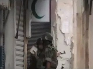 فري برس   حمص باب السباع انتشار قوات الامن والشبيحة 31 10 2011