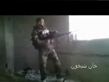 فري برس   عسكري يطلق النار في خان شيخون   إدلب