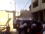 فري برس   دمشق برزة انتفاضة الطلاب الاحرار للمطالبة باسقاط النظام 1 11 2011 ج3
