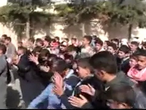 فري برس القلمون قارة مظاهرة طلابية 2 11 2011