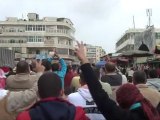 فري برس   مدينة ادلب مظاهرة لنصرة حمص 3 11 2011