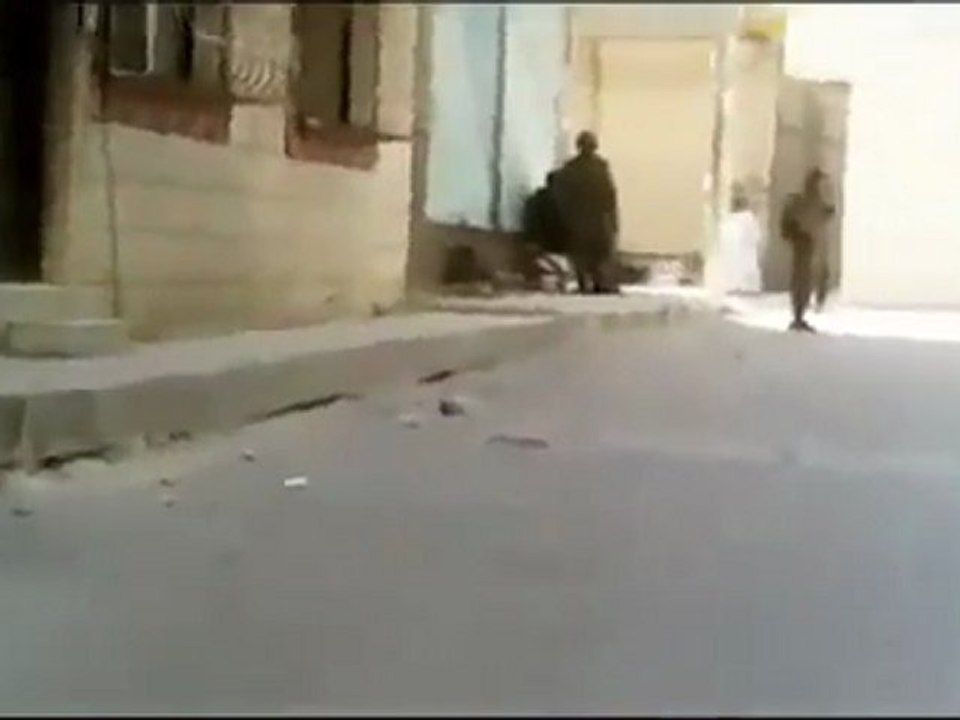 فري برس   ريف دمشق حرستا التواجد الامني الكثيف في جمعة الله اكبر 4 11 2011