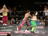 06. Marufuji, Kamen & Ebessan vs Tigers Mask, Matsuyama & Takoyakida - (Osaka 12/18/11)