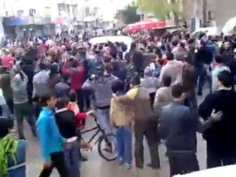 فري برس حلب الباب مظاهرة جمعة الله اكبر 4 11 2011
