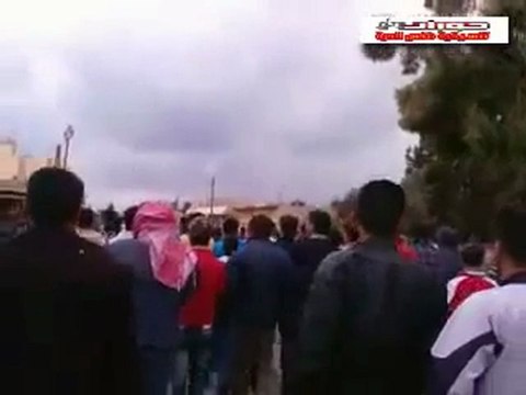 فري برس حوران طفس مظاهرة جمعة الله اكبر 4 11 2011