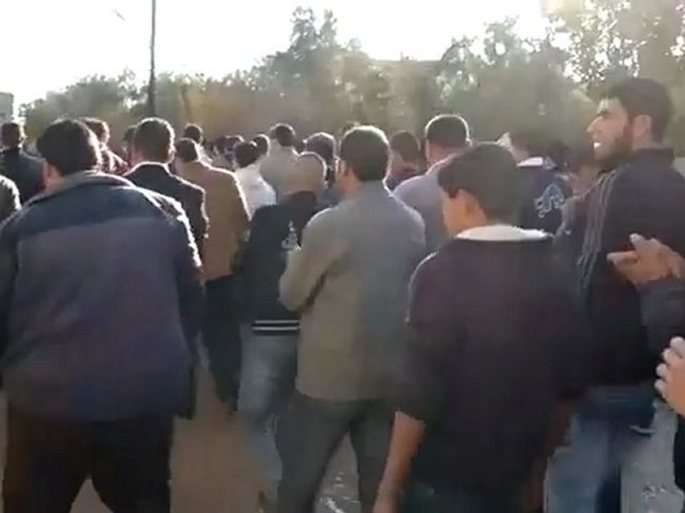 فري برس   حوران إبطع مظاهرة أول أيام العيد في 6 11 2011