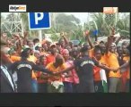 FootballCAN 2012 Ambiance à l’arrivée des Éléphants de Côte d’Ivoire à Malabo