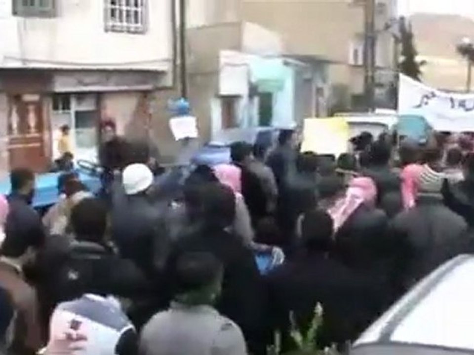 فري برس   ريف دمشق رنكوس مظاهرات الثوار في جمعة    الله اكبر    4 11 2011 ج1