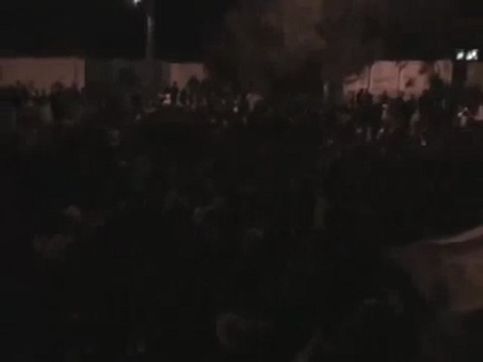 فري برس   ريف دمشق سقبا مظاهرة بعد زفاف الشهيد عبدالمعين عيد    جمعة الله اكبر 4 11 2011 ج2