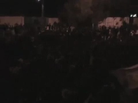 فري برس ريف دمشق سقبا مظاهرة بعد زفاف الشهيد عبدالمعين عيد جمعة الله اكبر 4 11 2011 ج2