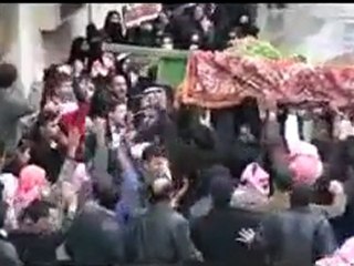 فري برس   ‫حمص ديربعلبة تشييع الشهيد محمد الحميد الفاعوري 5 11 2011