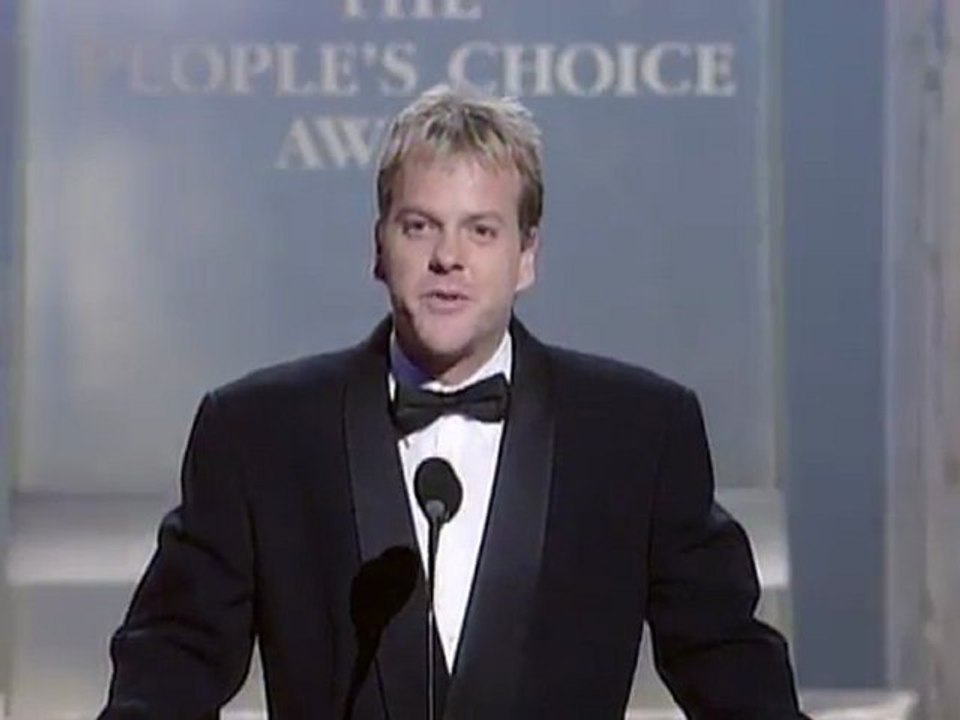 Kiefer Sutherland presents the nominees for the 23rd Annual Favorite Dramatic Motion Picture People's Choice Award