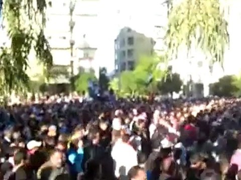 فري برس حمص المحتلة الوعر تشييع الشهيد خالد عبد الكريم الرحيم الذي استشهد على يد عصابات الأسد 7 11 2011 ج2