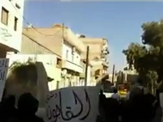 فري برس   دمشق القابون نصرة لحمص 7 11 2011