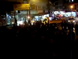 فري برس   مظاهرة مضايا نصرة لحمص 7 11 2011 ج2