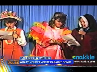 Angelina Jolie's 6th Grade Karaoke