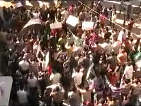 فري برس الحولة مظاهرة تهتف للمدن المنكوبة وتطالب بإعدام بشار8 11 2011