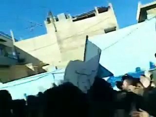 فري برس   الكسوة    الهجوم على المتظاهرين أثناء المظاهرة 9 11 2011