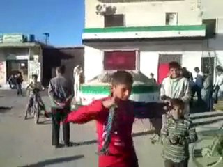 فري برس    إدلب   علم الاستقلال على مبنى بلدية التح 9 11 2011