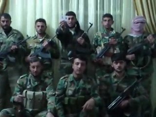 فري برس   إدلب    انشقاق جماعي في محافظة إدل 10 11 2011