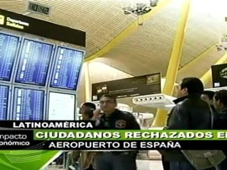 Latinoamericanos rechazados en aeropuerto de Madrid