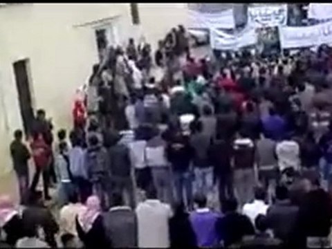 فري برس حماة الغاب بريديج مظاهرة حاشدة لاحرار البلدة في جمعة تجميد العضوية 11 11 2011