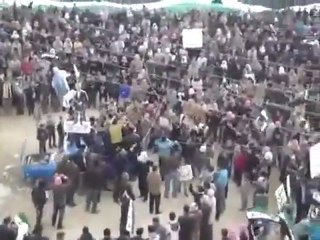 فري برس   تل رفعت مظاهرة تجميد العضوية 11 11 2011 ج2