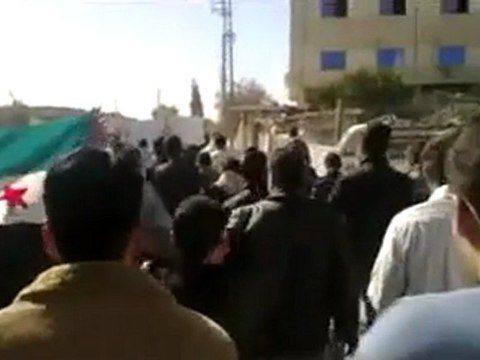 فري برس ريف دمشق داريا مظاهرة تجميد العضوية 11 11 2011 ج1