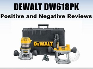 DEWALT DW618PK Plunge/Fixed Wood Router Kit Review