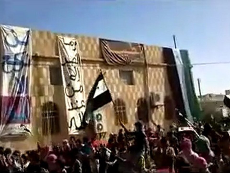 فري برس   درعا   الطيبة   مظاهرة حاشدة في جمعة تجميد العضوية 11 11 2011 ج2