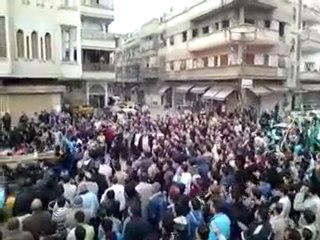 فري برس   تشيع حاشد لشهداء جمعة تجميد العضوية وسنستمر 12 11 2011