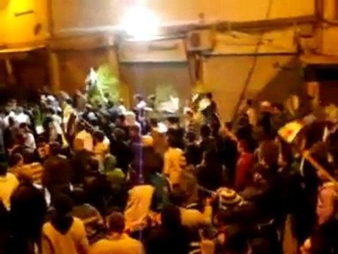 فري برس بيان طلاب جامعة خالد بن الوليد بالمظاهرة الطلابية 13 11 2011