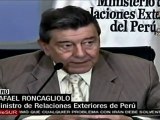 Perú apoya a Argentina en lucha por soberanía de Malvinas