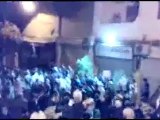 فري برس   حمص   حي الغوطة مظاهرة مسائية وتلاوة بيان من قبل طلاب 13 11 2011
