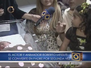 El actor Roberto Messuti es padre por segunda vez