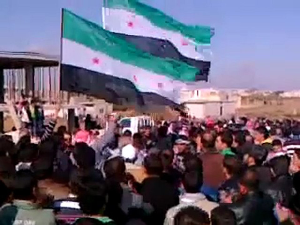 فري برس   المليحة الشرقية تشييع الشهيد مصطفى مصطفى العماري