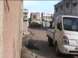 فري برس   حمص الحولة اقتحام دبابات الجيش السوري لمدينة الحولة 15 11 2011